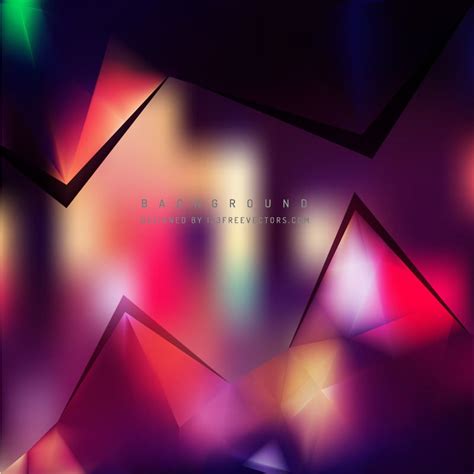 Abstract Dark Color Geometric Triangle Background Design Background