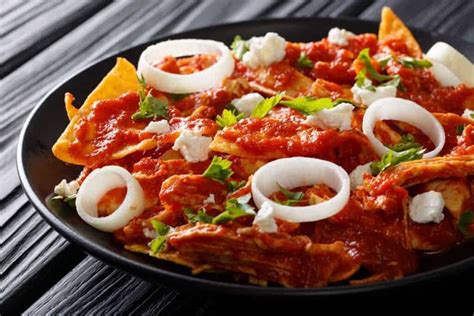 Chilaquiles Rojos Recipe Comida Mexicana