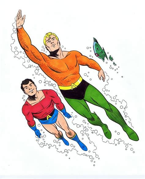 Aquaman And Aqualad In Terry Beattys Terry Beatty Commissions Comic Art Gallery Room Batman