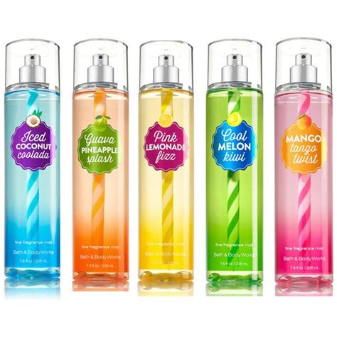 Bath Body Works Sweet Summer Drinks Fragrance Collection Liked On