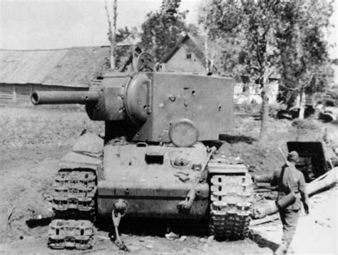 Kv2 Tank Model 1941 Destroyed 11 World War Photos