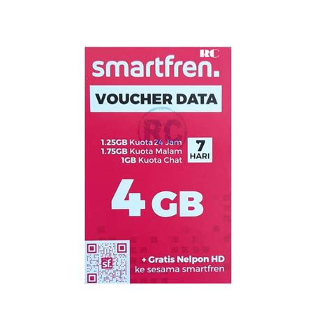 Jual VOUCHER SMARTFREN 4GB Kirim Fisik Shopee Indonesia