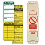 Mini safety tag kits with harness inspection inserts. Harness Inspection Mini Safety Tag Kits | ESE Direct