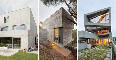 23 Concrete Modern Homes Inspiration For Great Comfort Zone Home