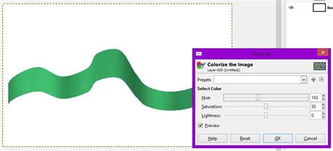 Drawing A Flowing Ribbon In Gimp Digital Scrapbooking Kits For The