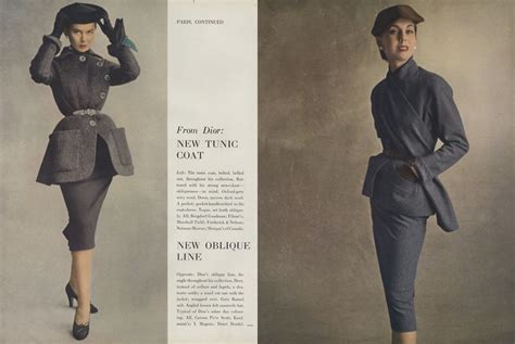Fall 1950 The Oblique Line “wrapped Jutted Buttoned Slanting Lines