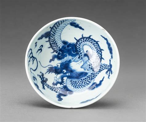 Lot 708 A Blue And White ‘dragon Porcelain Bowl