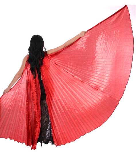 Isis Wings Belly Dance Costume Prop Red