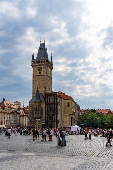Old Town City Hall Prague In Czech Republic Editorial Stock Photo