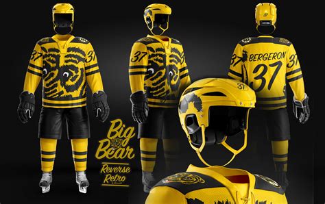 Boston Bruins Reverse Retro Jersey Concept Hockey Snipers