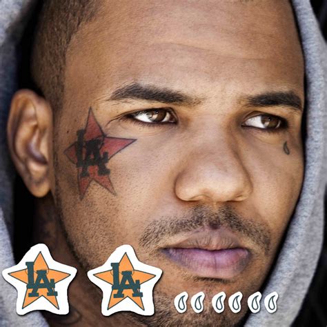 The Game Temporary Face Tattoo Set (2 tattoos) – TattooIcon