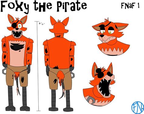 Foxy Reference Sheet By Fnafnations Fnaf Drawings Fnaf Anime Fnaf