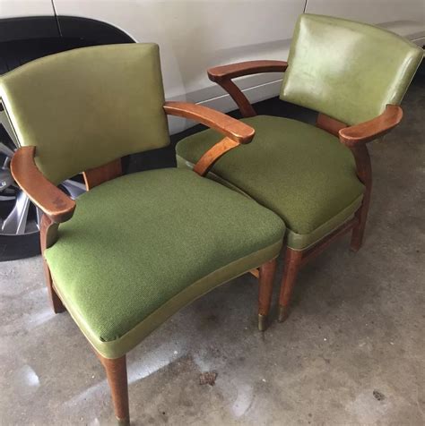 Our vintage chaise longues are full of history, while you'll also find scandinavian style options. Pair Vintage Gunlocke Mid Century Modern MCM Avacado Green ...