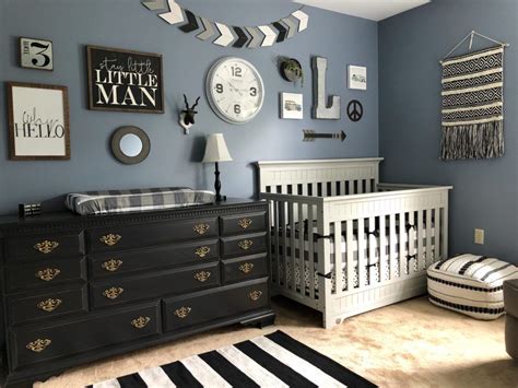 Check out our black white nursery selection for the very best in unique or custom, handmade pieces from our wall décor shops. Black & White Nursery | Boy nursery colors, Grey nursery boy, Black white nursery
