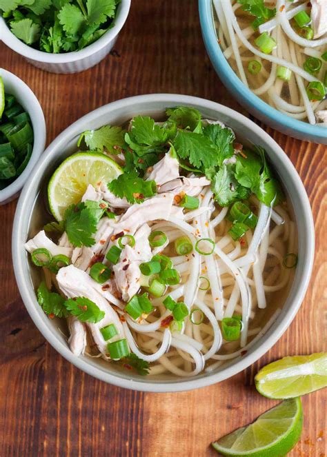 Quick Chicken Pho Recipe Vietnamese Noodle Soup