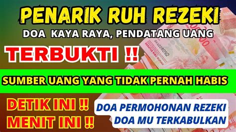 Detik Menit Ini Juga Langsung Putar Surat Pembuka Rezeki Bukti