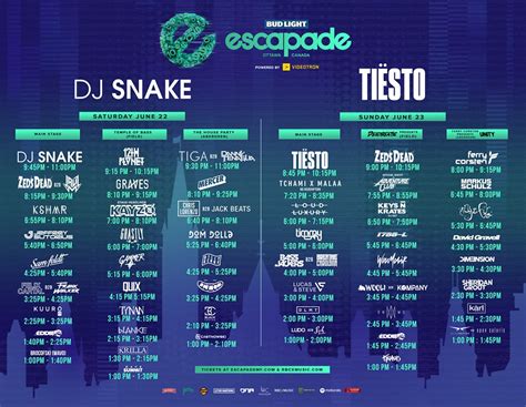 Top 5 Artists To Watch Out For At Escapade Music Festival — Edm Canada
