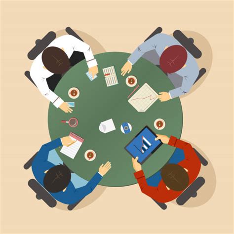 Small Group Meeting Illustrations Royalty Free Vector Graphics And Clip