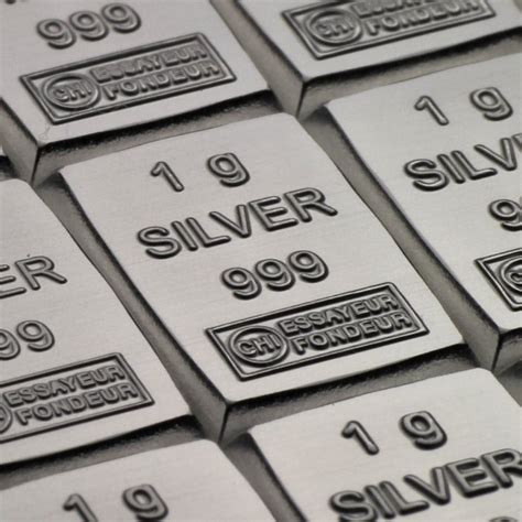 50 X 1 Gram 999 Ag Silver Bar Fine Silver Combination Bar Catawiki