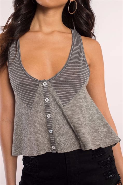 We did not find results for: Twist Me Pretty Tank Top in Grey - $6 | Tobi US