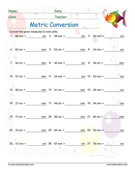 Measurement Math Worksheets Pdf Printable Math Zone For Kids