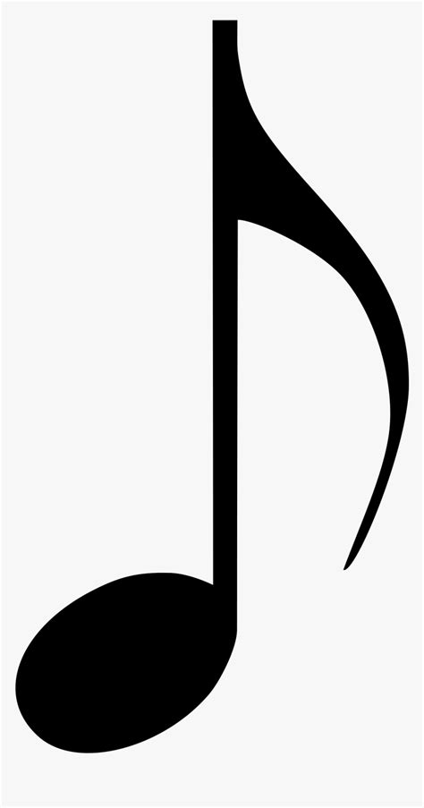 Eighth Note - Eighth Note Transparent Background, HD Png ...