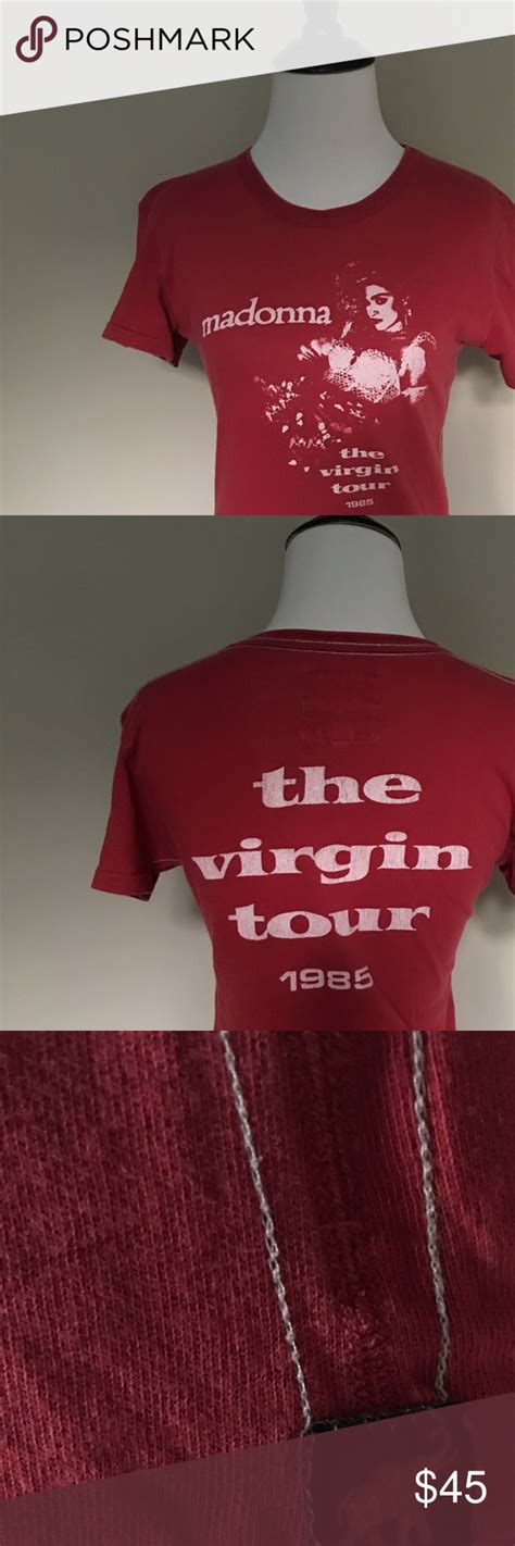 Madonna Virgin Tour Vintage Trunk Ltd Tshirt Madonna Trunk Ltd Tee