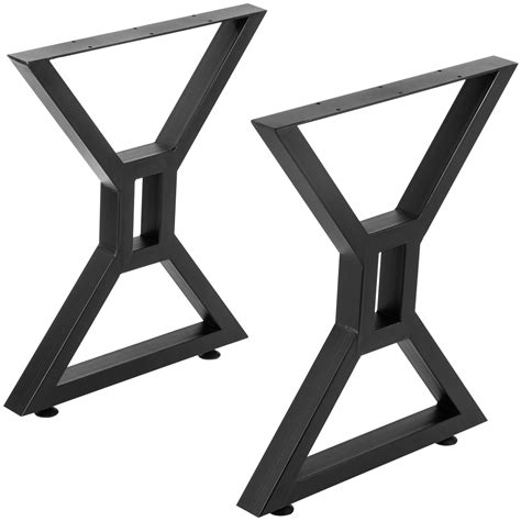 Pair Of Metal Table Legs Table Legs U Frame Table Legs Square