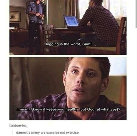 Supernatural Supernatural Funny Supernatural Jokes Sam And Dean Supernatural