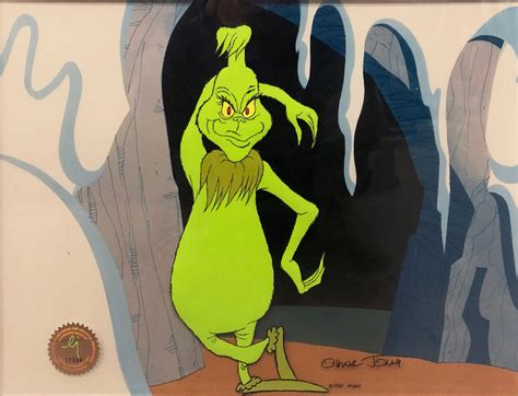 How The Grinch Stole Christmas Production Cel Id Novgrinch
