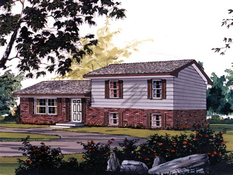 Ranch style homes are most commonly characterized by a single story with a low roof and attached garage. Old Hickory Traditional Home Plan 001D-0065 | House Plans ...