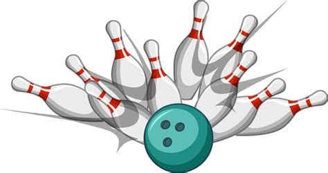 Bowling Strike Cartoon Style Isolated On White Background 1953550 Vector Art At Vecteezy