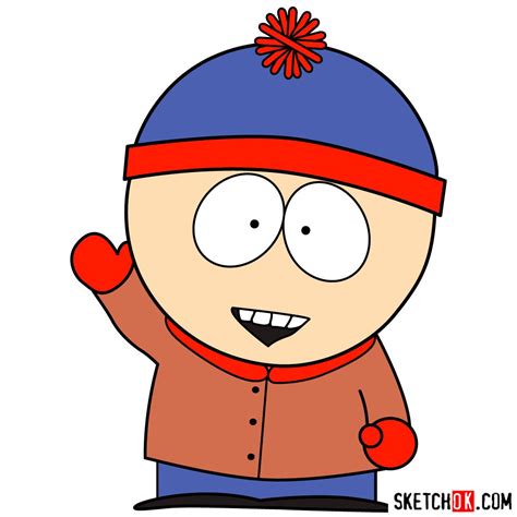 How To Draw Stan Marsh From South Park Sketchok