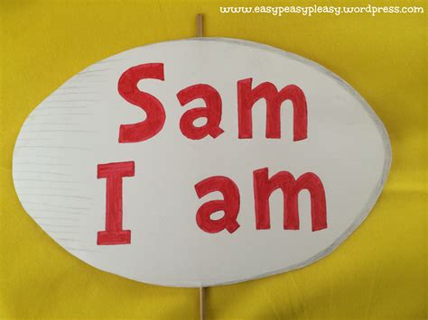 Teachers can easily find the resources they need to meet their classroom needs. All Things Dr. Seuss-Sam I am Costume - Easy Peasy Pleasy