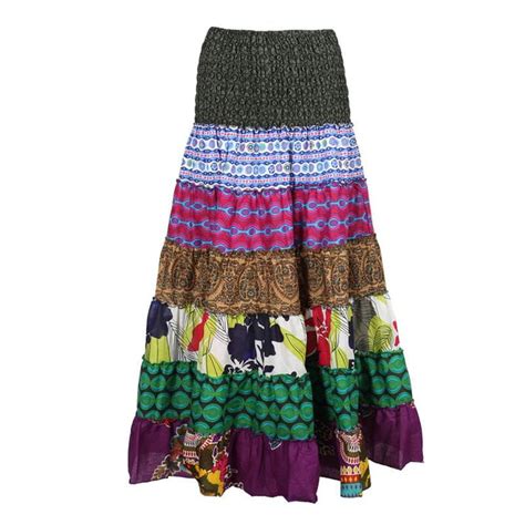 Tiered Gypsy Skirt The Hippy Clothing Co