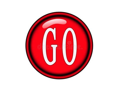 Red Go Button Stock Illustration Illustration Of Concept 10361297