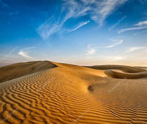 Dunes Of Thar Desert Rajasthan India — Stock Photo © Dmitryrukhlenko