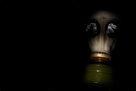 Dark Gas Mask Hd Wallpaper Background Image 3504x2336