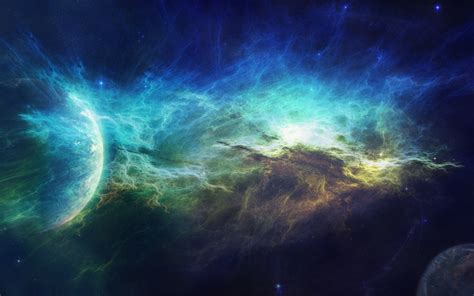 Wallpaper Abstract Galaxy Planet Sky Earth Nebula Universe Fog