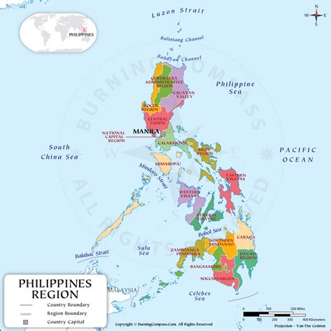 Map Of The Philippines With Provinces