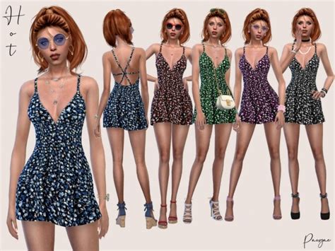 Short Summer Dress By Paogae At Tsr Sims 4 Updates