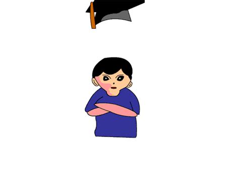 Graduation Animated Clipart Boy628