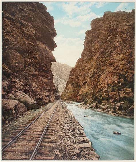 Clear Creek Canyon Colorado 1899 Photograph By Detroit Photographic