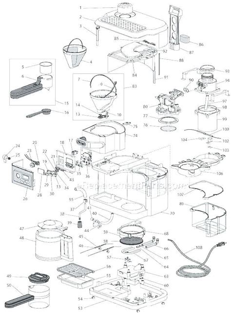 Bunn Coffee Maker Parts Diagram Bxb Di 2020 Dengan Gambar