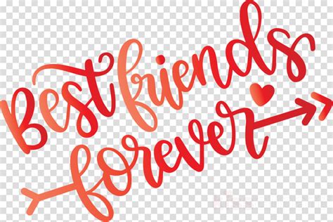 Best Friends Forever Friendship Day Clipart Logo Valentines Day