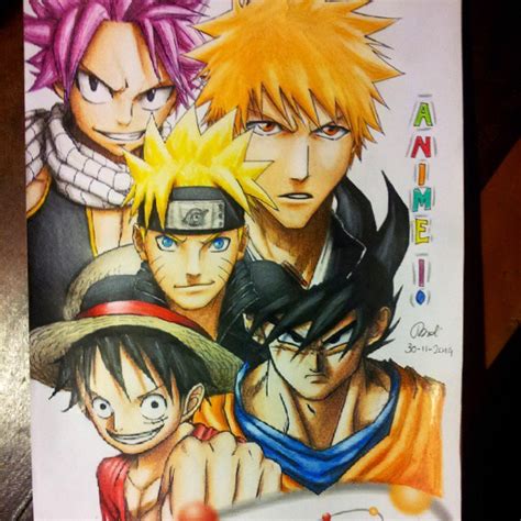 Naruto Luffy Goku Natsu Ichigo Anime Multiverse Photo Fanpop Page