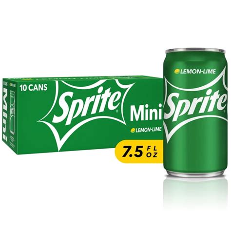 Sprite Lemon Lime Soda Soft Drinks 75 Fl Oz 24 Pack