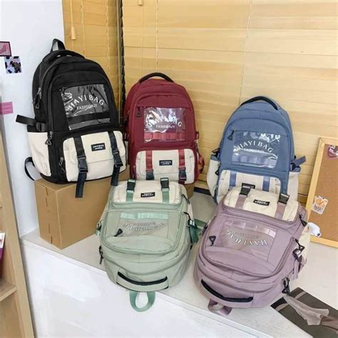 Large Capacity High School Student Backpack Ins Japanese Schoolbag