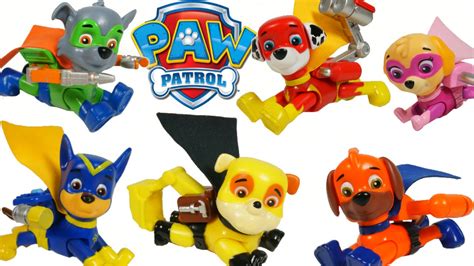 Paw Patrol Super Pups Superheroes Surprise Egg Chase Marshall Skye
