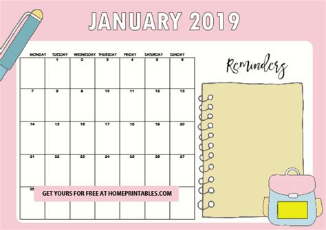 Download various 2021 yearly & monthly calendar templates. FREE School Year Calendar for 2018 to 2019 for Students ...